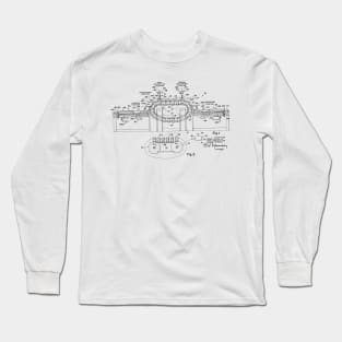 Bottle Decorating Apparatus Vintage Patent Hand Drawing Long Sleeve T-Shirt